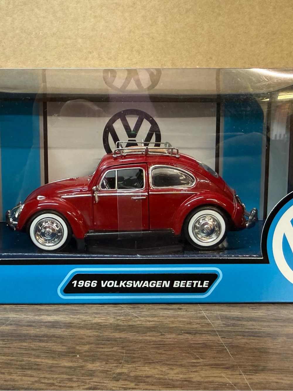 1966 Volkswagen Beetle Diecast Car - Red